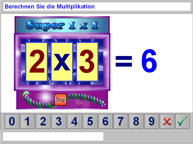 Aufgabenbild Therapiemodul Rechnen 02: Multiplikation, Ãœbungen kleines 1x1